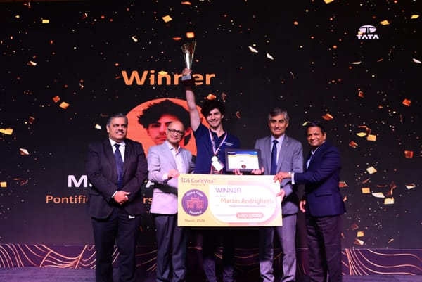 Chileno ganó premio al "Mejor programador del mundo" en CodeVita 2024.