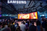 Samsung compartió fotos de su stand y sus innovaciones en pantallas comerciales en ISE2025