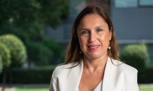 Patricia López, presidenta del Directorio Aguas CAP: “Estamos trabajando para lograr un 100% de suministro de energías renovables al 2026”.