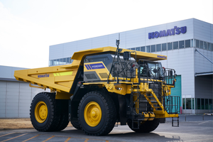 Komatsu inicia pruebas con Hidrógeno en sus camiones mineros