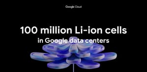 Google pone 100 millones de celdas de iones de litio en sus centros de datos