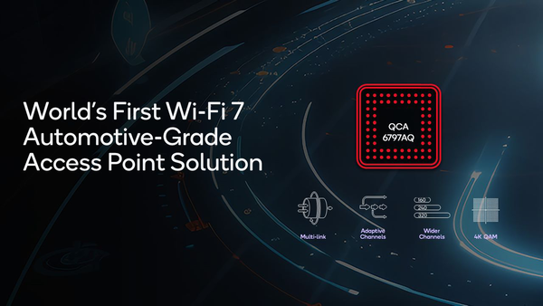 Qualcomm mejora las experiencias a bordo de vehículos con el primer Wi-Fi 7 del mundo para autos