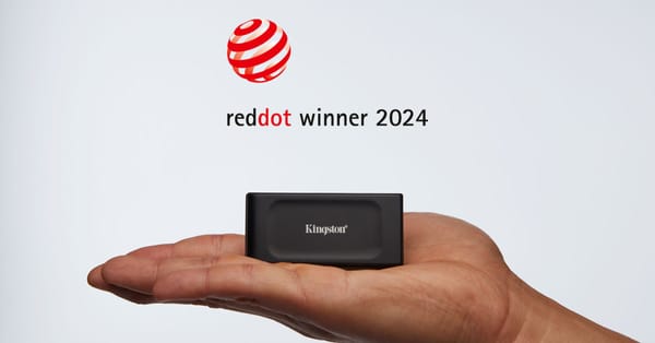 El SSD Kingston XS1000 recibe el premio Red Dot Design Award 2024 por su diseño innovador