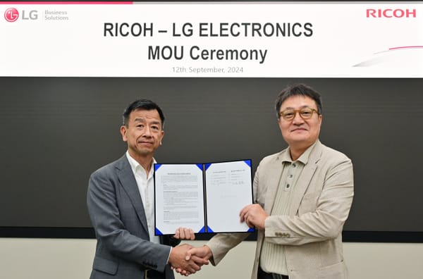 LG se une con RICOH para impulsar la transformación digital de los clientes B2B