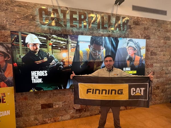 Técnico de Finning Chile representará a la región en competencia técnica internacional de Caterpillar